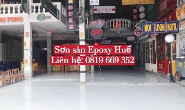 Dịch vụ sơn sàn Epoxy Huế giá rẻ